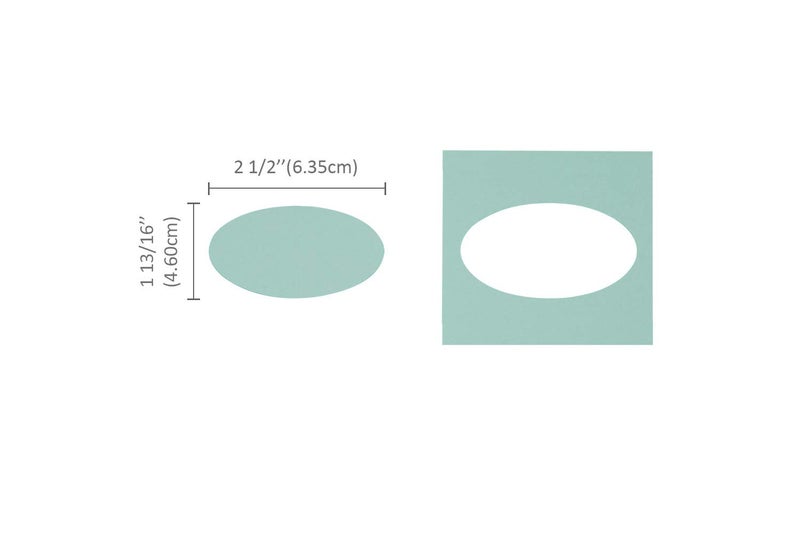 BiraBira Bira Craft 2.5 inch Oval, Easter Egg Punch, Lever Action Craft Punch for Paper Crafting Scrapbooking - Image 2